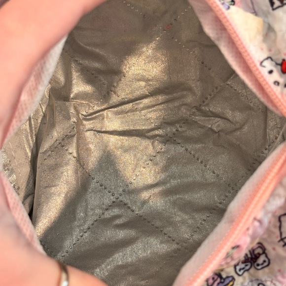 Hello Kitty Quilted Mini Zippered Handbag NEW - Picture 9 of 9